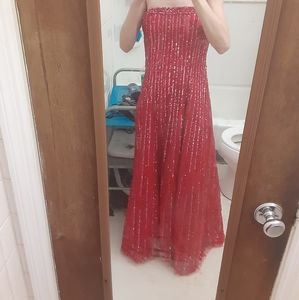 Red prom dress